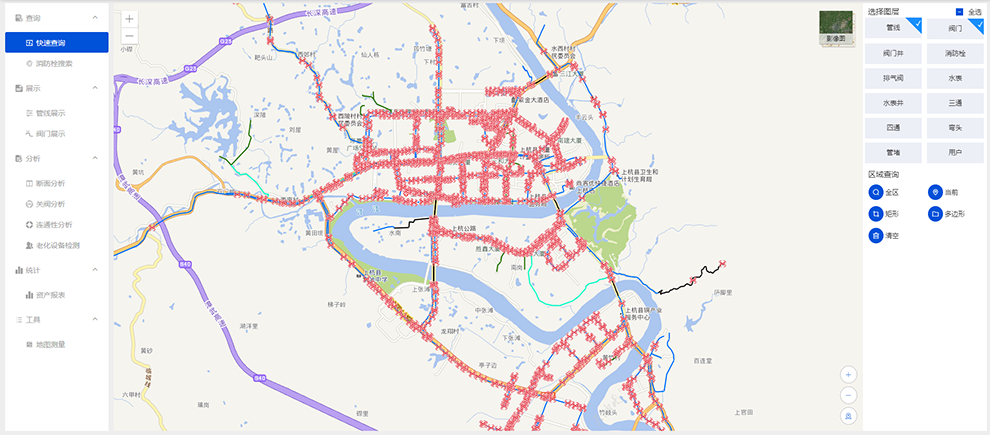 管網(wǎng)地理信息GIS系統(tǒng)